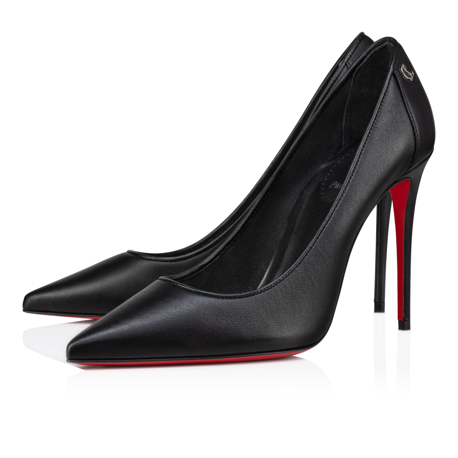Sporty Kate 100 mm — Noir, cuir nappa d'agneau