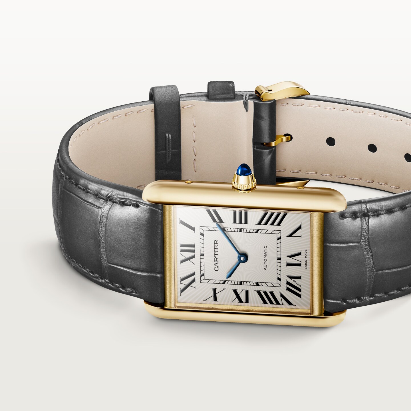 Montre Tank Louis Cartier — Grand modèle, mouvement automatique, or jaune