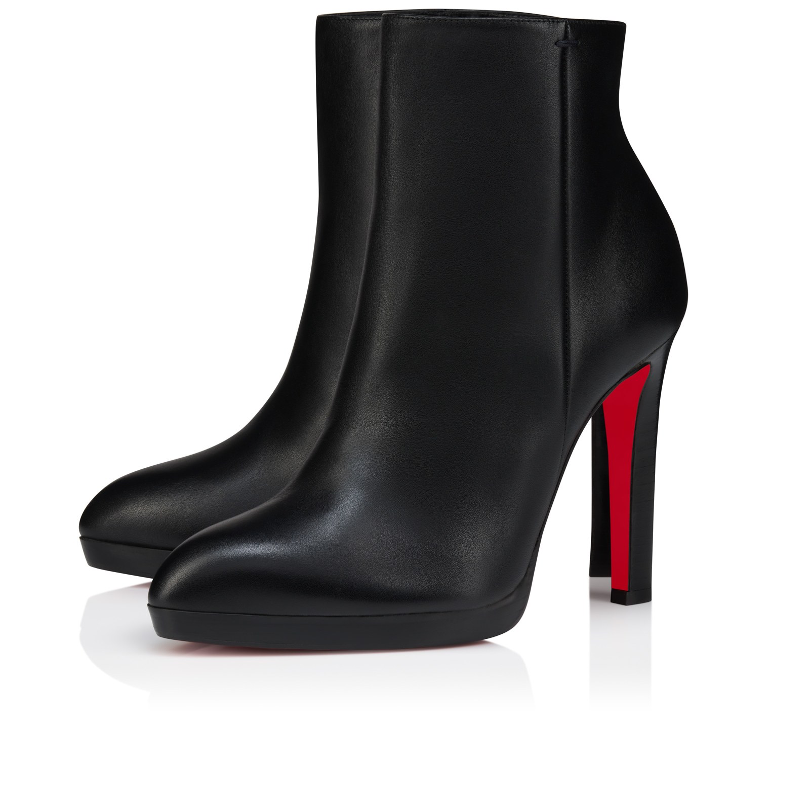 Fannylove Booty 120 mm — Noir, cuir de veau