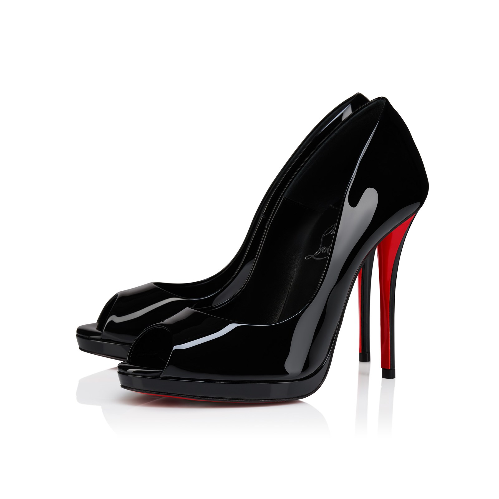 Lady Z 120 mm — Noir, cuir de veau verni