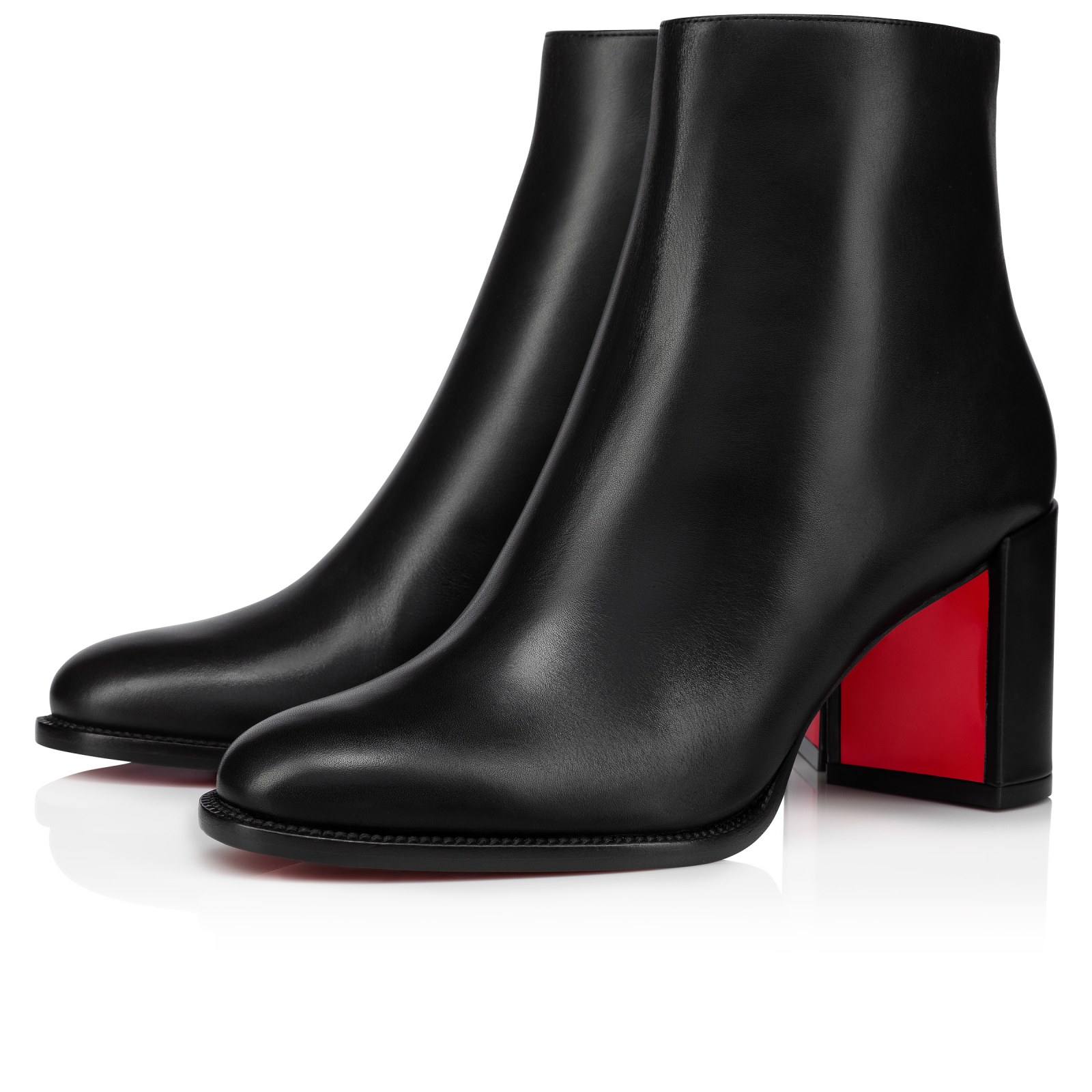 Adoxa 70 mm — Noir, cuir de veau