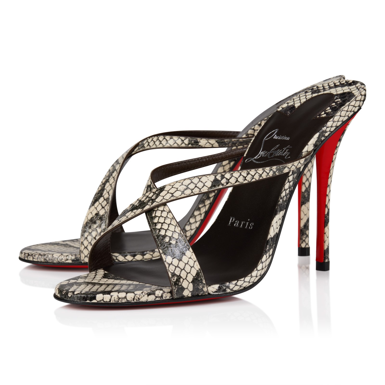 Mulazee Cross 80 mm — Roccia, cuir de serpent d'eau