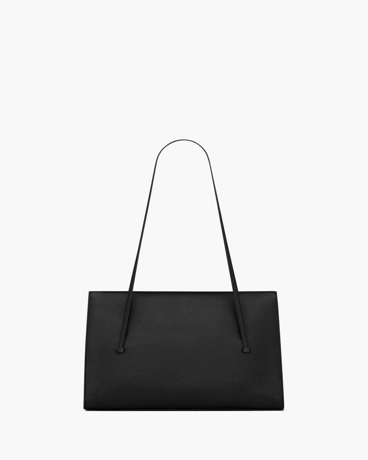 SIMONE medium en cuir souple — Noir