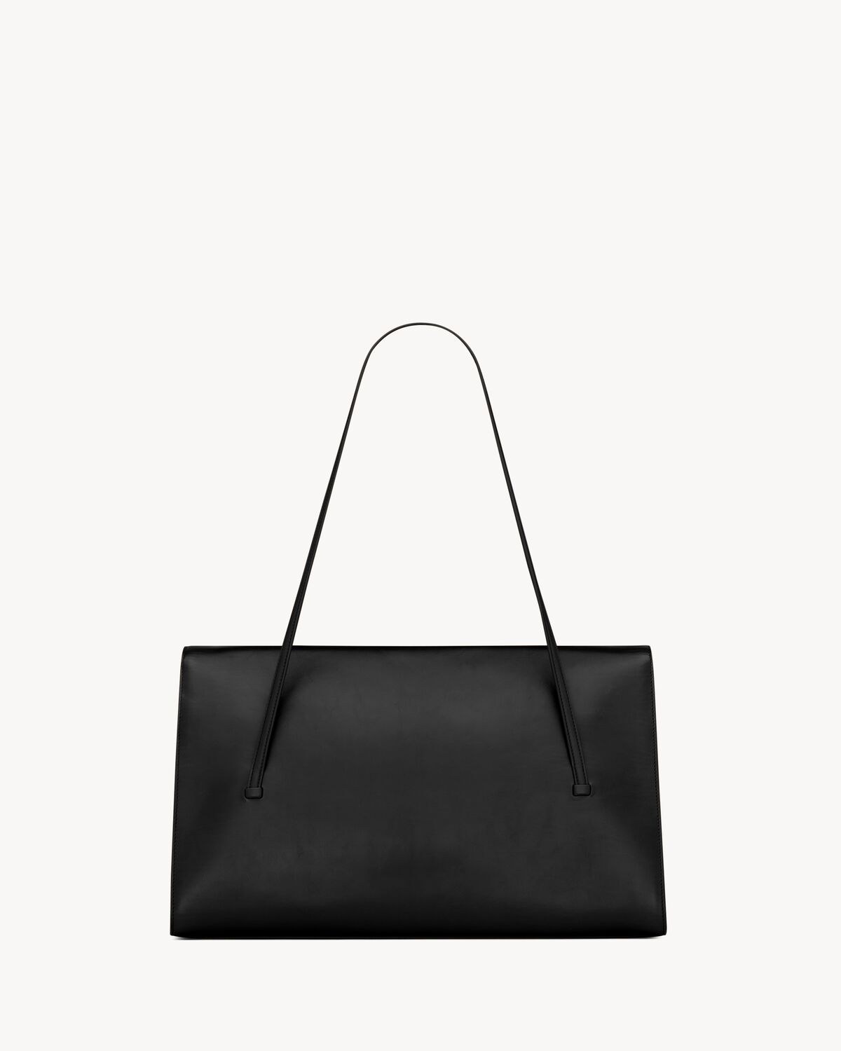 SIMONE large en cuir souple — Noir