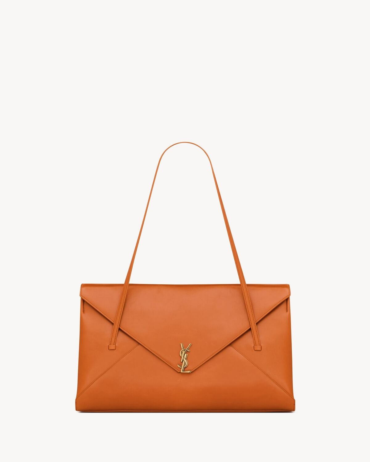 SIMONE large en cuir souple — Orange