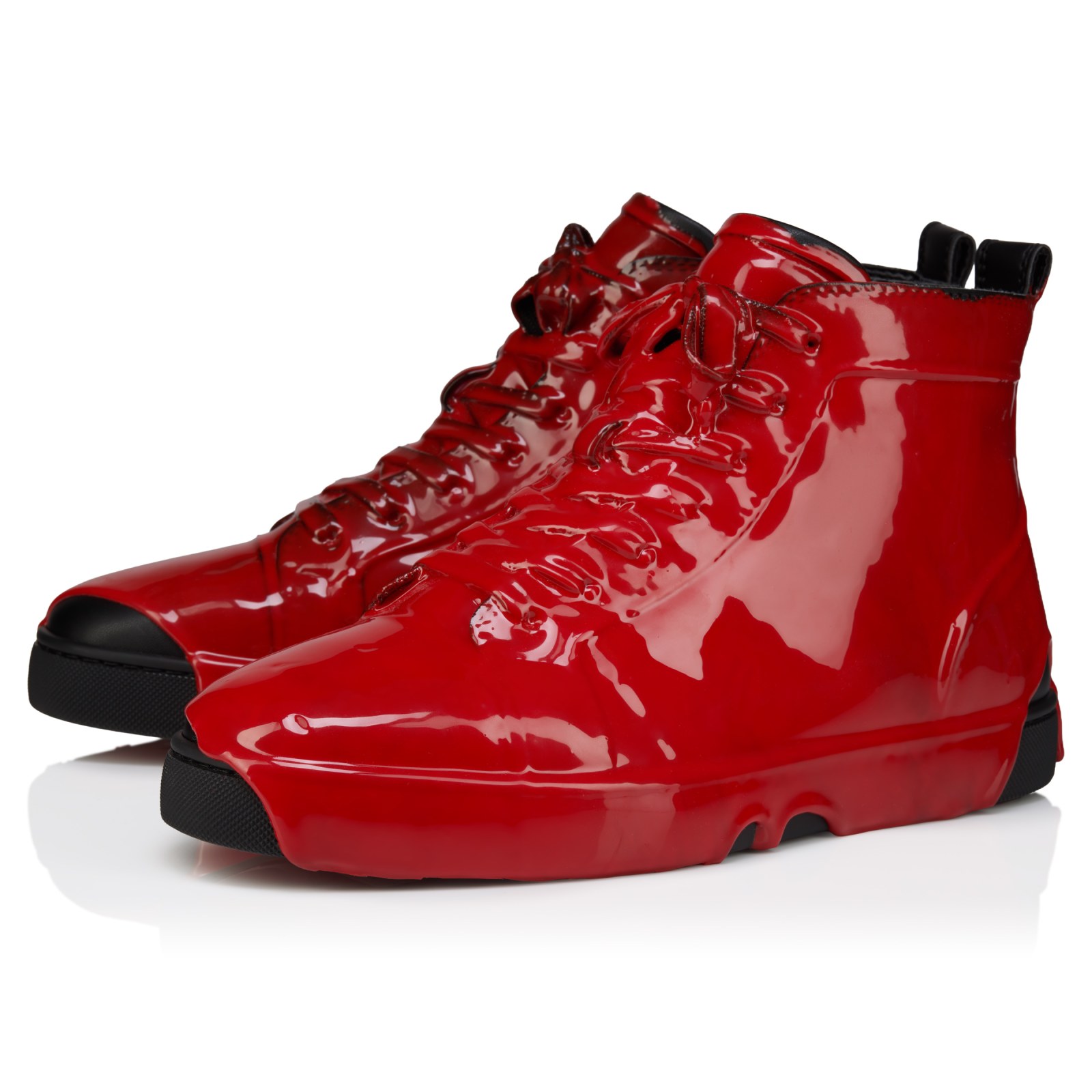 Molten Louis — Noir, coated canvas