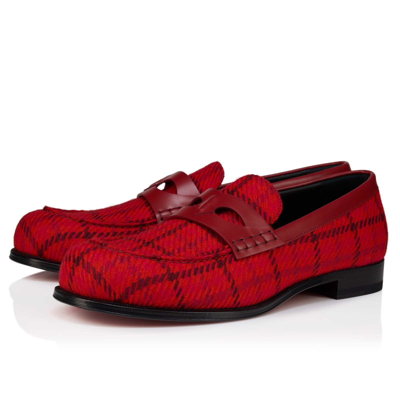 Circ Loafer — Loubi, cuir de veau et laine