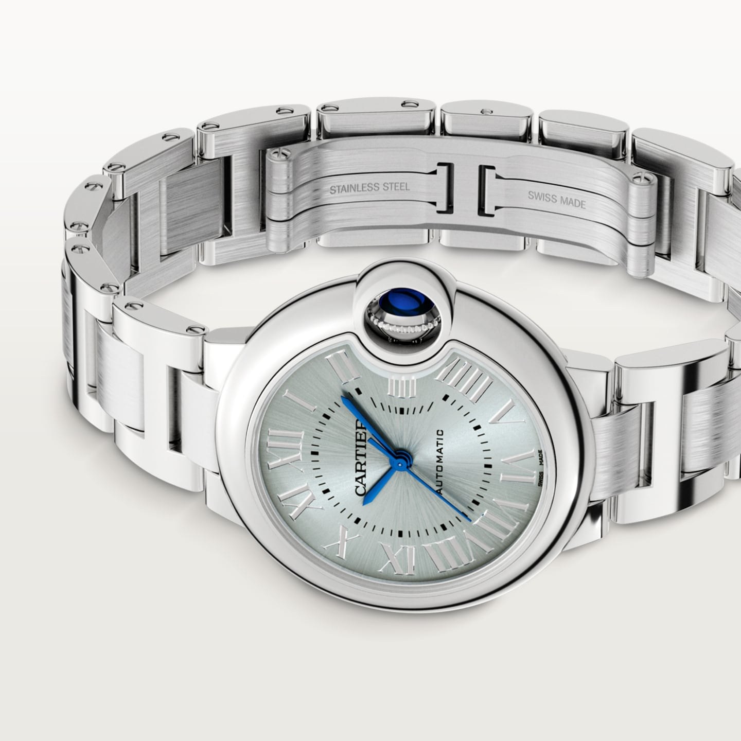 Montre Ballon Bleu de Cartier — 33mm, mouvement automatique, acier