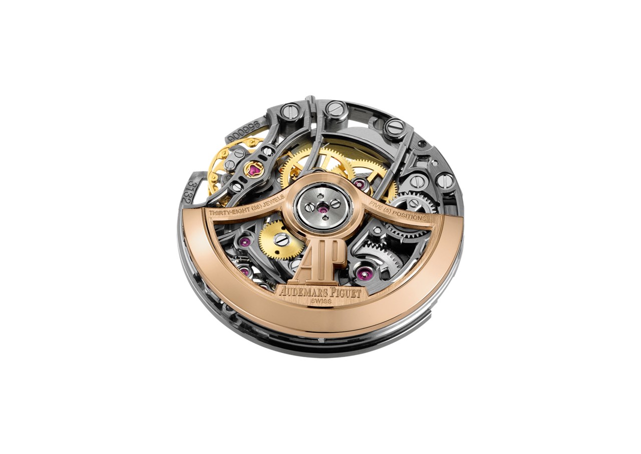 Royal Oak Double Balance Wheel Openworked — 41 mm, or rose 18 carats