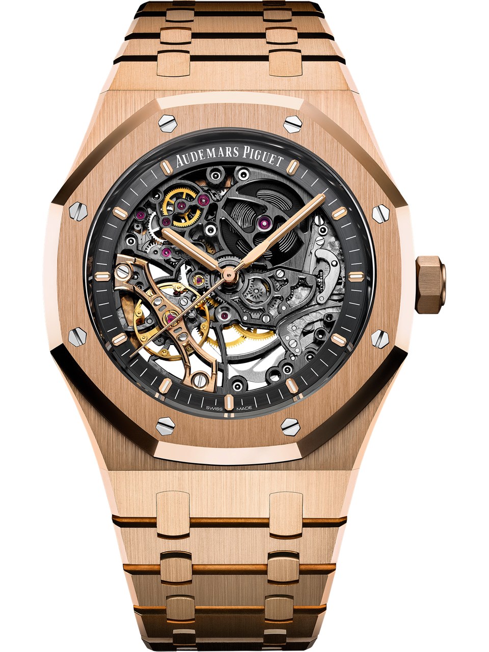 Royal Oak Double Balance Wheel Openworked — 41 mm, acier inoxydable