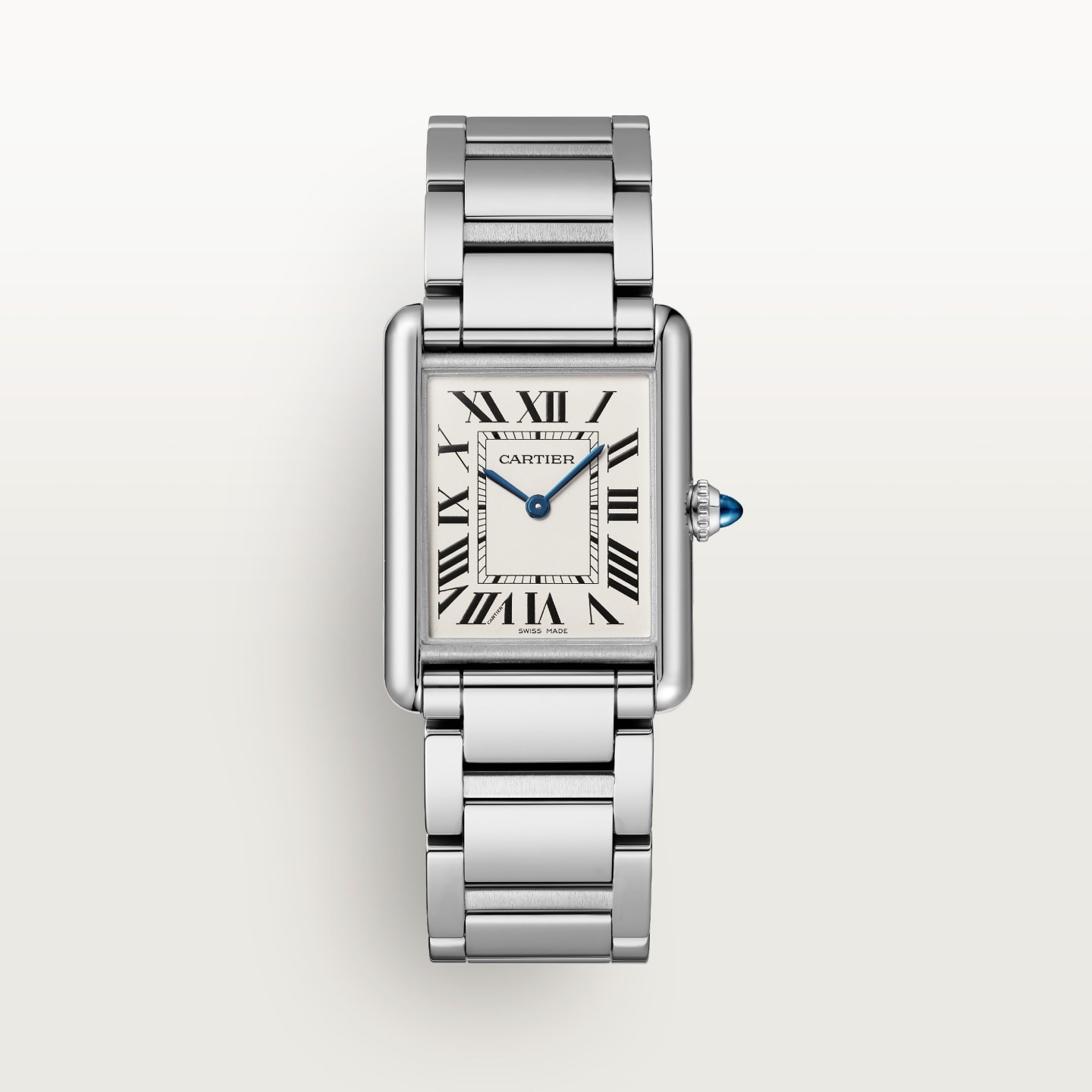 Montre Tank Must de Cartier — Grand modèle, mouvement quartz high autonomy, acier