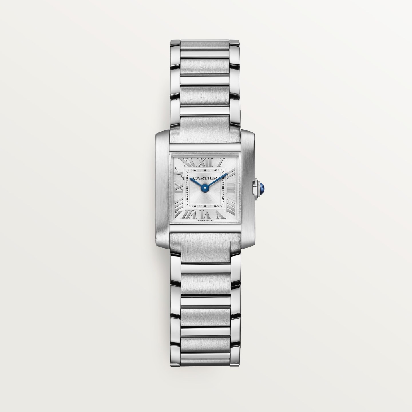 Montre Tank Française — Petit modèle, mouvement quartz, acier