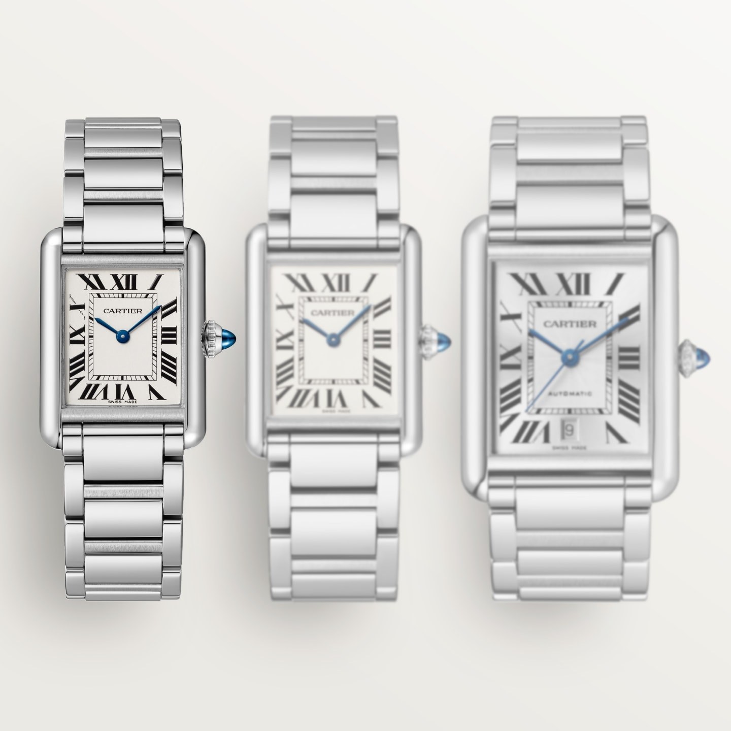 Montre Tank Must de Cartier — Petit modèle, mouvement quartz, acier
