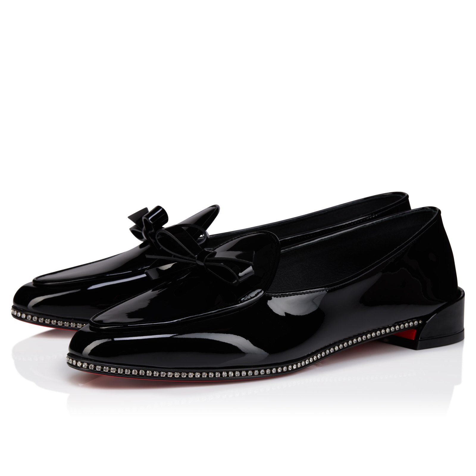 Mocastrass — Noir, cuir de veau verni