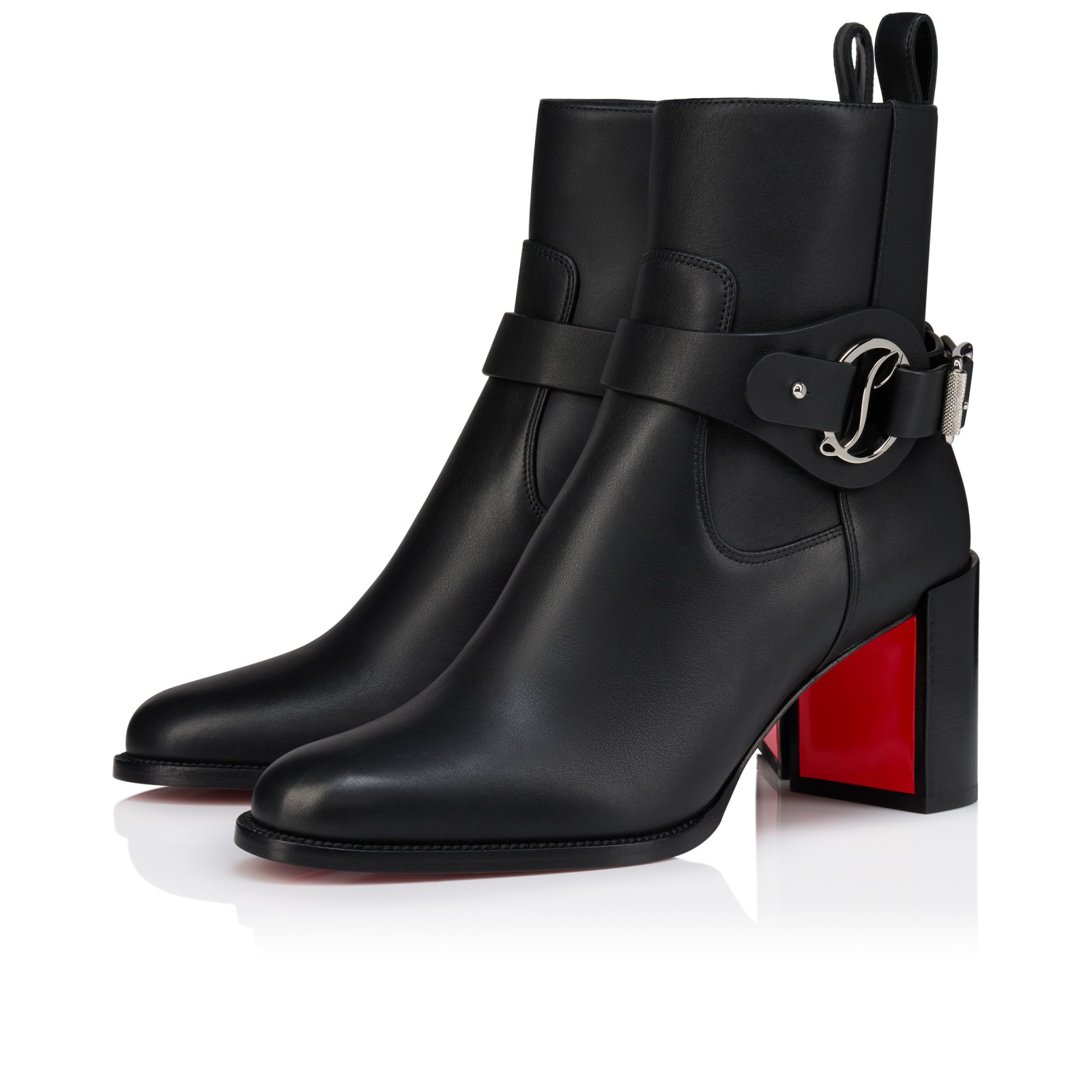 Dianouchette 70 mm — Noir, cuir de veau