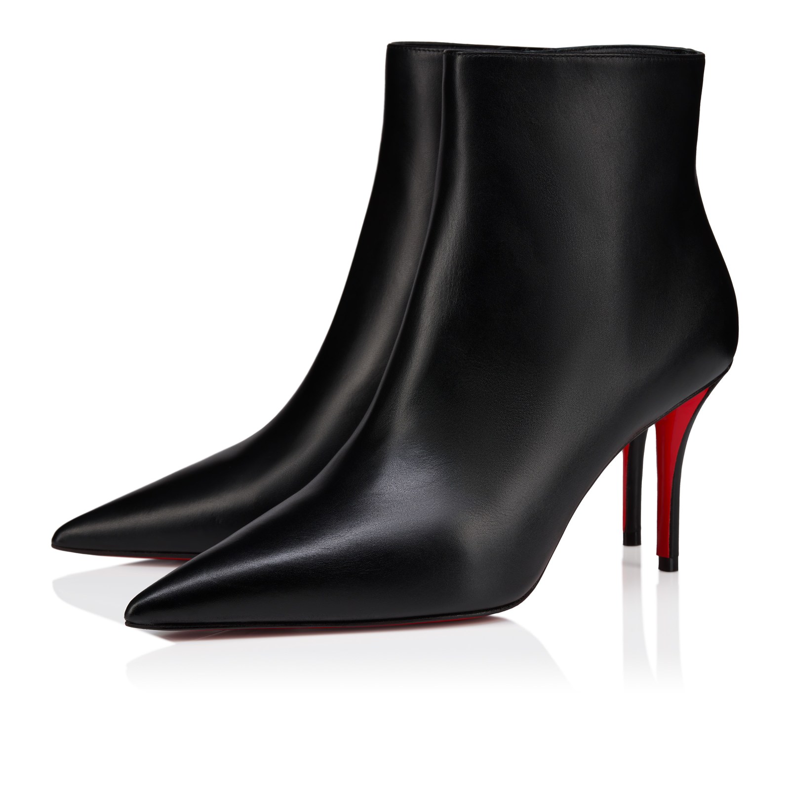 Miss Z Booty 80 mm — Noir, cuir de veau