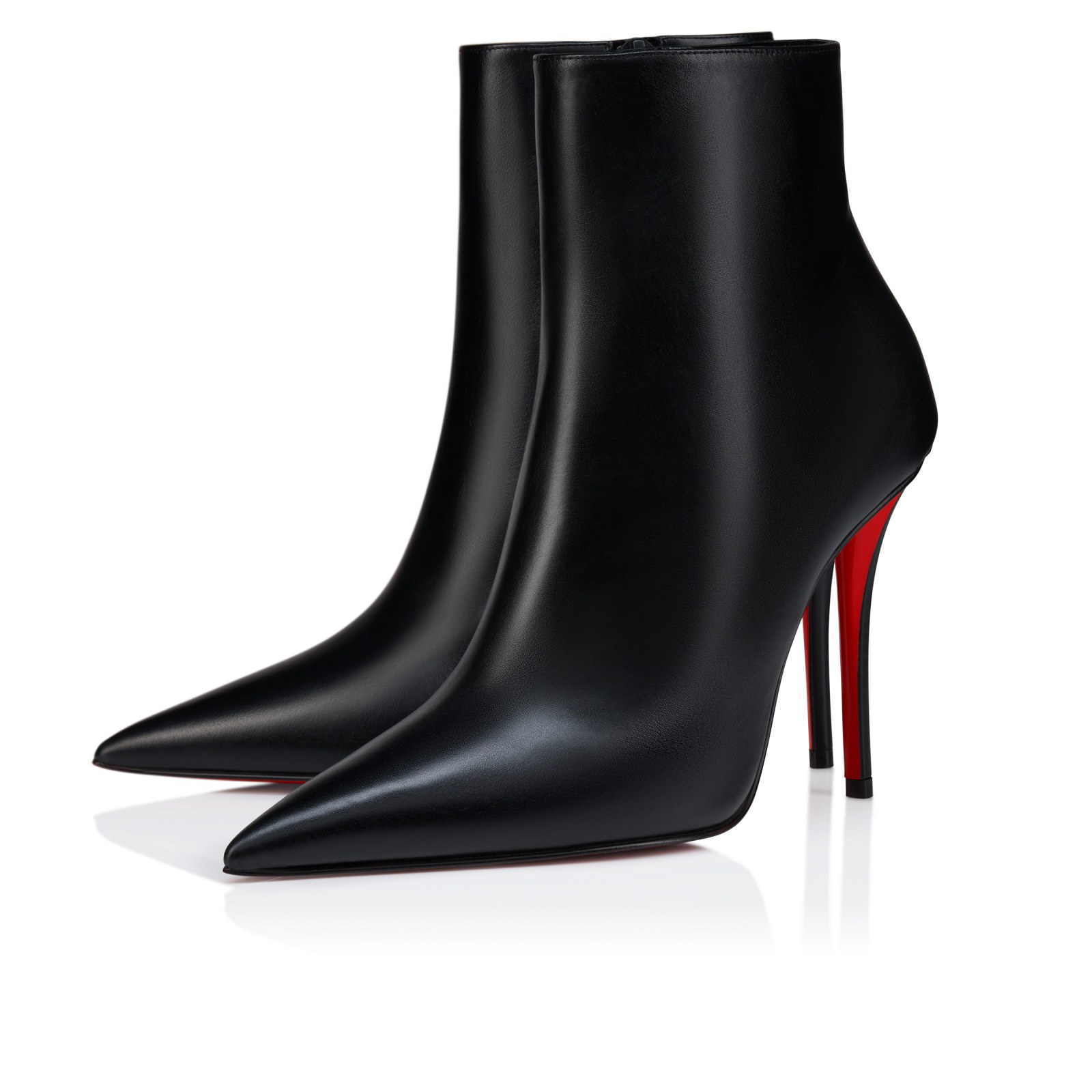 Miss Z Booty 100 mm — Noir, cuir de veau