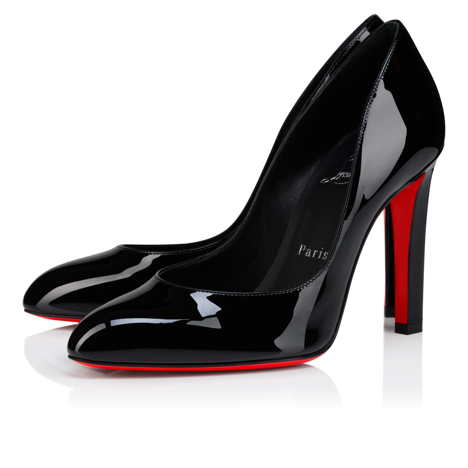 Fannylove 100 mm — Noir, cuir de veau